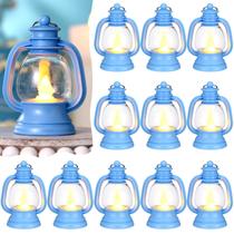 Lanterna decorativa Ferraycle Mini Lanterna 9 cm, PVC azul, 12 unidades Lanterna decorativa Ferraycle Mini Lanterna 9 cm, PVC azul, 12 unidades