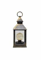 Lanterna Decorativa Luminária com Lâmpada Redonda Dourada Lanterna Decorativa Luminária com Lâmpada Redonda Dourada