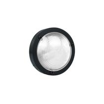 Lanterna Degrau Base Reta Cristal Aro Preto e Soquete Lanterna Degrau Base Reta Cristal Aro Preto e Soquete