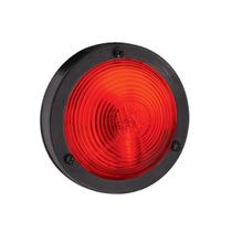 Lanterna Degrau Base Reta Vermelha com Aro Preto e Soquete Lanterna Degrau Base Reta Vermelha com Aro Preto e Soquete