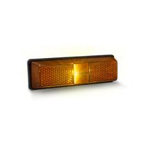 Lanterna Delimitadora Amarelo Led Soquete Cargo MB 14 16 18