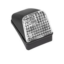 Lanterna Delimitadora Led Com Base Reta Cristal Fh Lente Em Acrilico