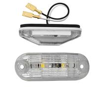 Lanterna Delimitadora Teto Placa LED CR 24V Busscar / Induscar / Mascarello / Caminhão / Van - Silo