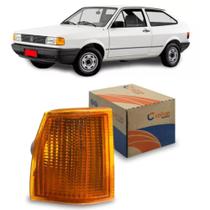Lanterna Dianteira Direita Gol Voyage Parati Saveiro 1987 até 1990 Ambar Cofran