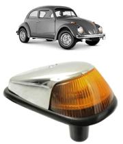 Lanterna Dianteira Fusca 1200/ 1300/ 1500 Com Capa Cromada