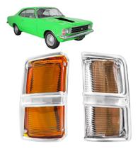Lanterna dianteira opala 75/79 ambar ou cristal Lanterna dianteira opala 75/79 ambar ou cristal