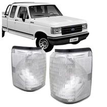 Lanterna Dianteira Pisca Ford F1000 F4000 1992 a 1997 Cristal Lado Esquerdo - HT Lanterna Dianteira Pisca Ford F1000 F4000 1992 a 1997 Cristal Lado Esquerdo - HT