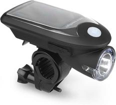 Lanterna Dianteira Recarregável Solar e USB para Bicicletas - B&G