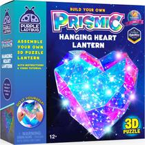 Lanterna DIY Prismic Heart 3D Light Girls Arts Crafts 8-12