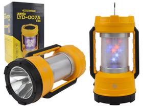 Lanterna e Lampião Portátil Recarregável Led 2w Albatroz Fishing - LYD-007A Star Lanterna e Lampião Portátil Recarregável Led 2w Albatroz Fishing - LYD-007A Star
