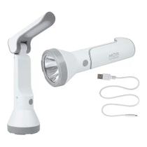 Lanterna E Luminária de mesa Led 140 Lúmens Recarregável - Mor