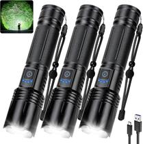 Lanterna ECLINCO Kit com 3 Unidades 9000 Lumens LED Recarregável Lanterna ECLINCO Kit com 3 Unidades 9000 Lumens LED Recarregável