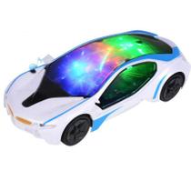 Lanterna elétrica 3D de brinquedo, carro esportivo musical para crianças