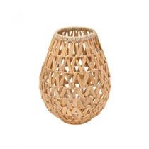 Lanterna Em Fibra Natural 42x25x25cm