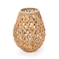 Lanterna Em Fibra Natural Mart 41x32cm