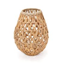 Lanterna Em Fibra Natural Mart 41x32cm
