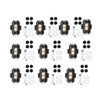 Lanterna Estroboscópica Mini LED Recarregável De 7 Cores USB Para Drone, Bicicleta, Motocicleta,