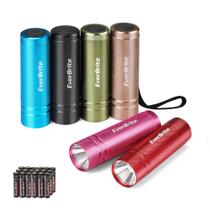 Lanterna EverBrite Mini LED de alumínio com cordão, pacote com 6