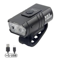 Lanterna Farol Bike LED Recarregável USB 2 LEDs Super Forte 1000 Lumens 6 Modos Resistente à Água Lanterna Farol Bike LED Recarregável USB 2 LEDs Super Forte 1000 Lumens 6 Modos Resistente à Água