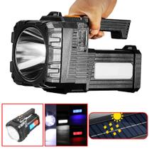 Lanterna Farol Holofote Com Lâmpada Luz LED P70 Auxiliar Lateral Recarregável LK3123