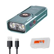 Lanterna Fenix E06R 700 lúmens USB-C recarregável verde