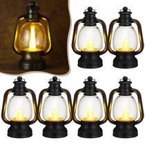 Lanterna Ferraycle Mini 15x9,5 cm PVC Black Cowboy Wedding x6