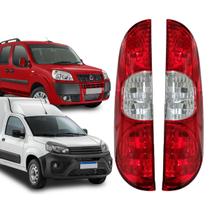 Lanterna Fiat Doblô 2010 a 21 Fiorino 2014 a 22 Acrílico Par