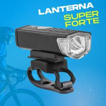 Lanterna Forte Recarregavel Farol Bike Cicicleta Led