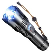 Lanterna Forte Tática LED Prova Da Agua Recarregável USB Potente Ate 1000 Metros Foco Brilhante Camping Aventura Sitio - MADE BASICS