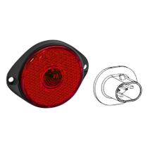 Lanterna Frontal 65mm Led Bivolt Conector Carreta Caminhão