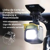 Lanterna Frontal De Bicicleta De Alumínio 1200 Lumens 4000mAh Com Carregamento Tipo-C, À Prova De Lanterna Frontal De Bicicleta De Alumínio 1200 Lumens 4000mAh Com Carregamento Tipo-C, À Prova De