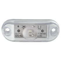 Lanterna Frontal Led Delimitadora Cristal Para Carreta 12V/24V IVA L3015CR