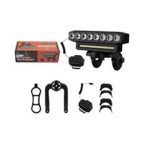 Lanterna Frontal LED Para Bicicleta 5/8 Com Campainha De 120dB, 6 Modos, Farol Para Bicicleta De