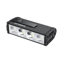 Lanterna Frontal Recarregável Para Bicicleta 10000mAh Com 8 LEDs, 10000LM, Power Bank, Acessórios