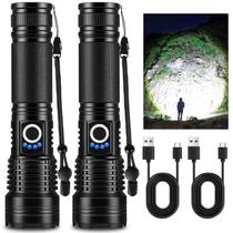 Lanterna GISAEV Recarregável 99.000 Lumens Pacote com 2 Unidades Lanterna GISAEV Recarregável 99.000 Lumens Pacote com 2 Unidades