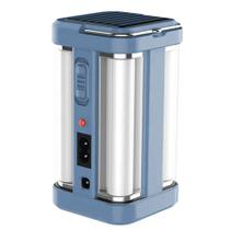 Lanterna Gold Sports Eco Led Portátil Grande Camping Solar Portátil de 4 Led Recarregável