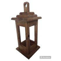 Lanterna Grande em Madeira para decoração