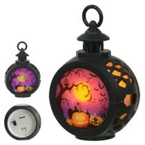 Lanterna halloween noite do terror c/le c/bateria