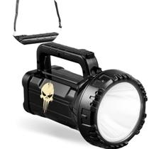 Lanterna Holofote Caveira Portátil Recarregável 100W Bivolt - DP. LED LIGHT