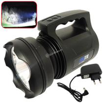 Lanterna Holofote Iluminação Potente Led T6 30w Para Trilha Recarregável LK3104 - Luatek