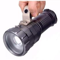 Lanterna Holofote Led Mão T6 Zoom 3 Baterias Ultra Potente - Universal