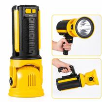 Lanterna Holofote LED Recarregável Super Potente Tripé USB 6 Modos Power Bank Camping Pesca Emergência Longo Alcance