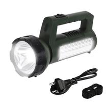 Lanterna Holofote LED Super Potente Recarregável Bivolt 40W + 18SMD DP7324 Lanterna Holofote LED Super Potente Recarregável Bivolt 40W + 18SMD DP7324