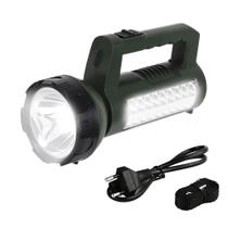 Lanterna Holofote LED Super Potente Recarregável Bivolt 40W + 18SMD DP7324 - Luatek