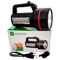Lanterna Holofote Recarregável Super Potente Led 100w Alcança 2km
