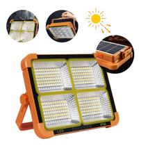 Lanterna Holofote Super Led Potente Recarregavel Usb Solar