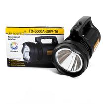 Lanterna Holofote Super Potente Led 30w Td 6000a T6 Para Pesca