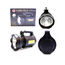 Lanterna Holofote T6 30W + Potente + Bateria Pesca E Caça
