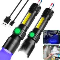 Lanterna Hoxida Black Light UV recarregável 2000LM 7 modos Lanterna Hoxida Black Light UV recarregável 2000LM 7 modos