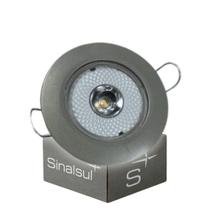 Lanterna Iluminação Interna Spot Led Bivolt Universal Cinza